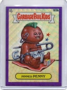2022 GPK Garbage Pail Kids C5 183b Pinned Penny 154/250 Purple Wave Refractor - Picture 1 of 2
