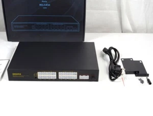 16 Port POE plus Netzwerk Switch mit SFP Port lüftterlos passiv gekühlt - Zdjęcie 1 z 3