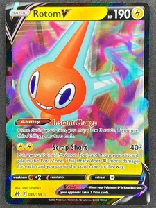 Pokémon Rotom V 045/159 CRZ Crown Zenith NM - Picture 1 of 2