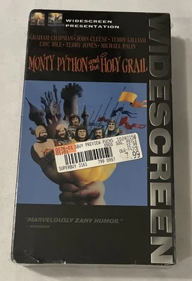 “Monty Python And The Holy Grail” VHS 1997 Widescreen Version Rare SEALED - Image 1 of 4