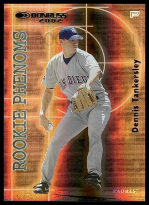 2002 Donruss The Rookies #RP-23 Dennis Tankersley Phenoms #/1000 Padres NM+ - Image 1 of 2