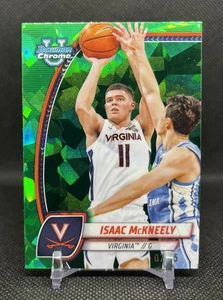 2024-25 Bowman University Chrome Sapphire ISAAC McKNEELY #91 GREEN /65 SP - Picture 1 of 3