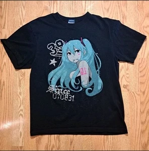 Vintage Hatsune Miku Shirt Cospa Anime Large Y2K 2000s Japanese Japan Exclusive - Bild 1 von 4