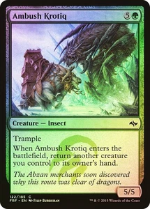 MTG FOIL Ambush Krotiq  - Fate Reforged #122 - Picture 1 of 1