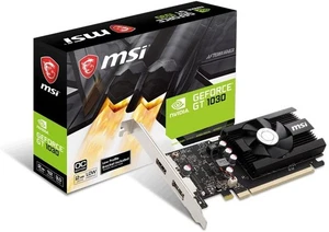MSI GT 1030 2GD4 LP OC Computer Graphics Cards GeForce GT 1030 2GD4 LP OC - Picture 1 of 5