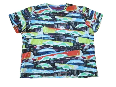 Robert Graham  mens Multi Color People Places  XL Tee Shirt t - Image 1 of 3