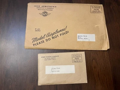 Ward Baking Tennessee Jed Tip-Top y Jack Armstrong Jap Zero P-40 - Lote de 2 Foto 1 de 4