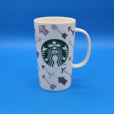 Taza alta Starbucks diseño flecha logotipo sirena verde 16 oz taza de té de café Foto 1 de 4