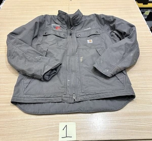 Carhartt Loose Fit Quick Duck Insulated Canvas Jacket Size Large - Bild 1 von 13