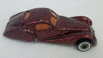 1987 Mattel Hot Wheels Metallic Red Talbot Lago Phantom Whitewall Malaysia Loose - Image 1 of 4