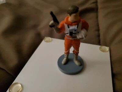 Star Wars LUKE SKYWALKER/ TIE-FIGHTER PILOT PVC Figure Applause1997 CAKE TOPPER  - Image 1 of 3