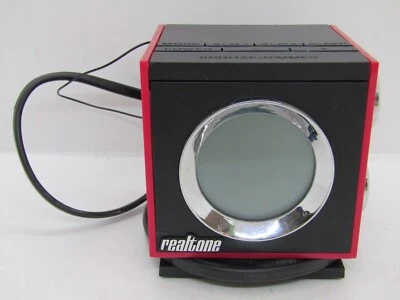 Rádio despertador duplo Realtone AM/FM RT205 TESTADO-FUNCIONA. - Imagem 1 de 4