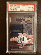 1997 Rebecca Lobo Pinnacle Inside WNBA MY Town! Rookie Card #8 PSA 10