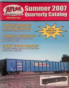 Atlas Quarterly All Scales Catalog Summer 2007 Model Railroad Company - Picture 1 of 4