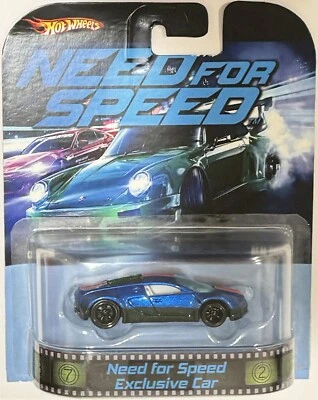 Azul BUGATTI VEYRON Custom Hot Wheels Retro Serie "Need for Speed" con RR Foto 1 de 3