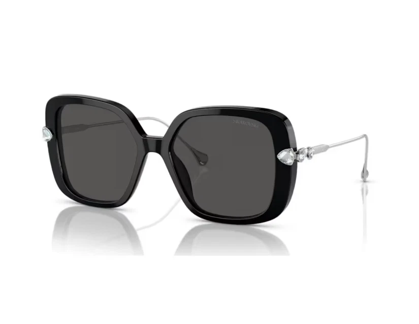 Swarovski - Gafas de sol - De gran tamaño, forma cuadrada, SK6011, negras Foto 1 de 1