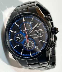 Seiko Chronograph Subaru SZTR014 V176-HAA0 Men's Solar Quartz Limited Edition300 - Picture 1 of 19