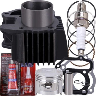 80cc MOTO-4 Engine Piston Cylinder Top End Kit for Yamaha Badger 80 YFM80 85-01 - Image 1 of 4