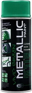 E-TECH Metallic Paint Vivid Green 400ml Multi-Purpose Interior & Exterior DIY - Picture 1 of 9