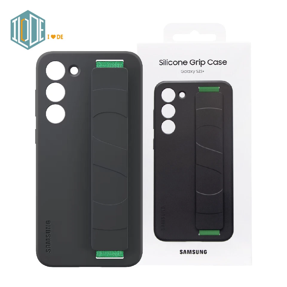 Samsung Galaxy S23 Plus Silicone Grip Cover Black - EF-GS916TBEGWW