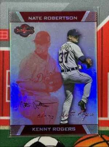 2007 Topps Co-Signers Hyper Silver Red Kenny Rogers/Nate Robertson 72/75 Detroit - Picture 1 of 2
