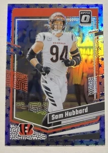 Sam Hubbard 2023 Donruss Optic Blue Stars Prizm #44 Cincinnati Bengals - Bild 1 von 2