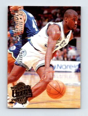 1994-95 Fleer Ultra Base #110 Isaiah Rider Minnesota Timberwolves - Image 1 of 2