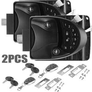 2PCS Hot Keyless Entry Door Lock Latch Handle Knob Deadbolt RV Camper Trailer US - Picture 1 of 17