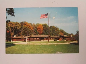 K641 Postcard White Pines Forest Lodge Oregon IL Illinois - Picture 1 of 2
