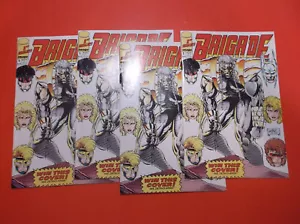 BRIGADE # 1 - VIER (4) NM 9,2/9,4 KOPIEN - 1. APP DES VÖLKERMORDS 1992 ROB LIEFELD - Bild 1 von 4
