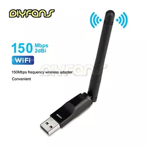 802.11n / g / b 150 Mbps Mini USB WLAN Adaptador de Red Ralink RT5370 Dongle - Imagen 1 de 11