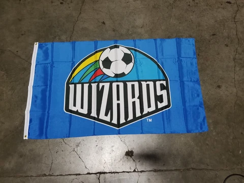 MAJOR LEAGUE SOCCER KANSAS CITY WIZARDS 3'x5' MLS TEAM FLAG BANNER Cover