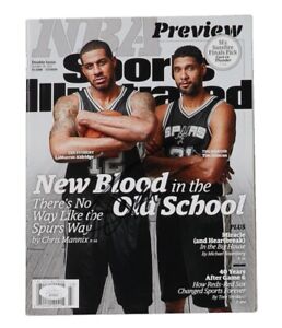 Tim Duncan Sports Illustrated- Signed October 26, 2015 NBA San Antonio Spurs JSA