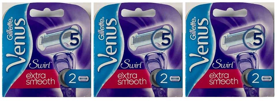 Gillette Venus Swirl Extra Smooth Razor Blade Refills - 6 Cartridges - Image 1 of 1
