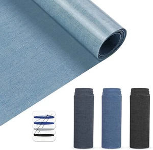 4Rolls Iron on Patches for Clothing Repair Denim Patches for Jeans Kit 4" by 20" - Picture 1 of 12