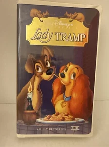 Walt Disney Masterpiece | Lady And The Tramp VHS | Tested & Working | Clamshell - Picture 1 of 4