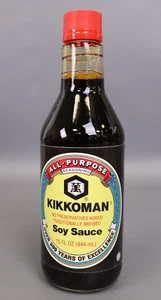 Kikkoman Naturally Brewed Soy Sauce, 15 oz - Picture 1 of 3