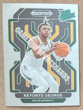 Keyonte George 2022-23 Panini Prizm Draft Picks Rated Prospect #RP-KEY Baylor RC