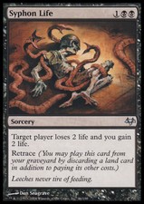 Magic the Gathering MTG Syphon Life (46) Eventide   LP