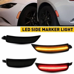 4x LED Front Rear Turn Signal Side Marker Lights For Mazda Miata MX5 2016-2022 - Picture 1 of 6