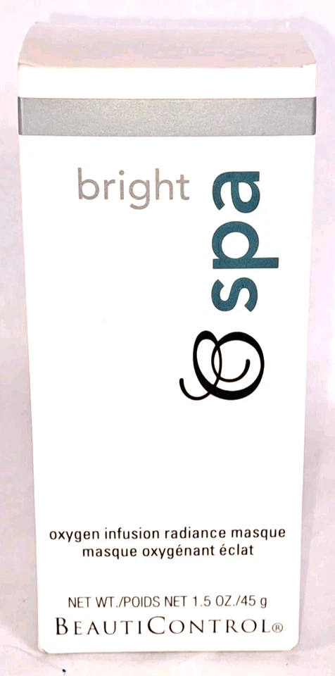Nueva Mascarilla Open Box Beauticontrol Bright Spa Infusión de Oxígeno Radiance 1.5 OZ Foto 1 de 4