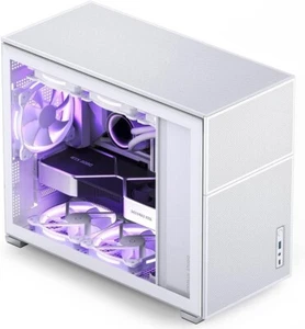 JONSBO D31 MESH SC White Micro Computer Case with Screen, M-ATX/ITX Mainboard - Picture 1 of 7