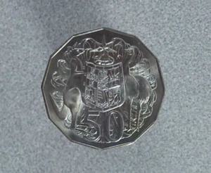 BU Uncirculated Australia 1973 50 Cents Coin Catalog Value is $60.00 - Picture 1 of 2