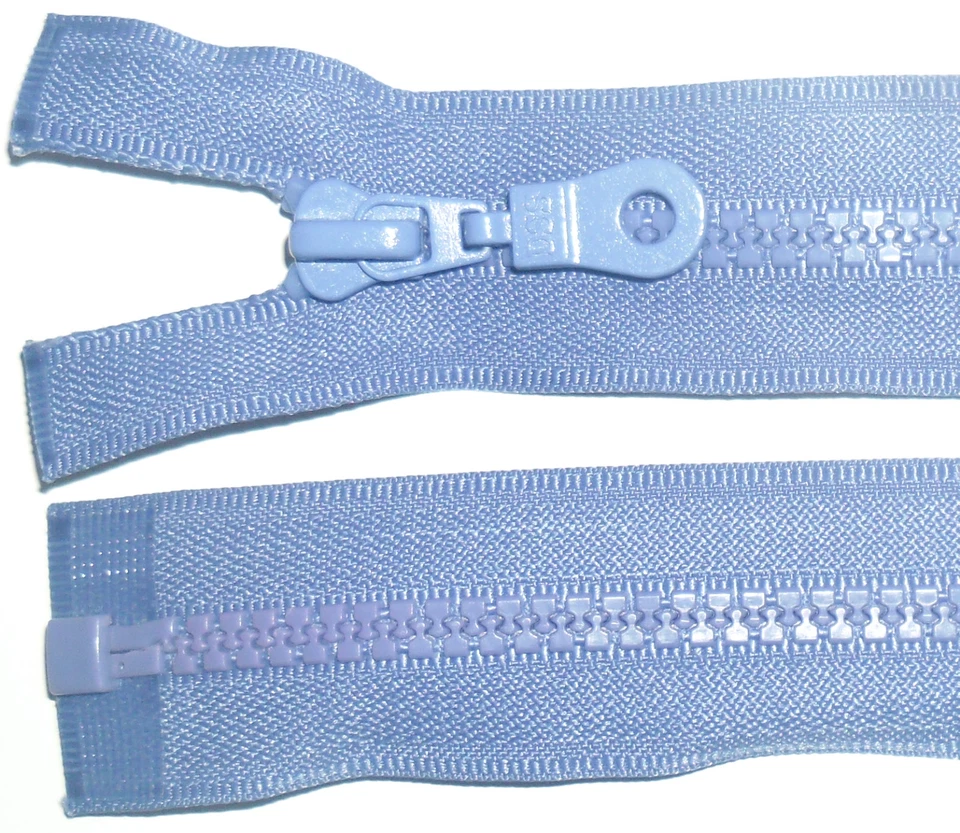 ZIPS 30"/76CM, CHUNKY TEETH PLASTIC, OPEN END, ASSORTED COLOURS - Image 1 of 1