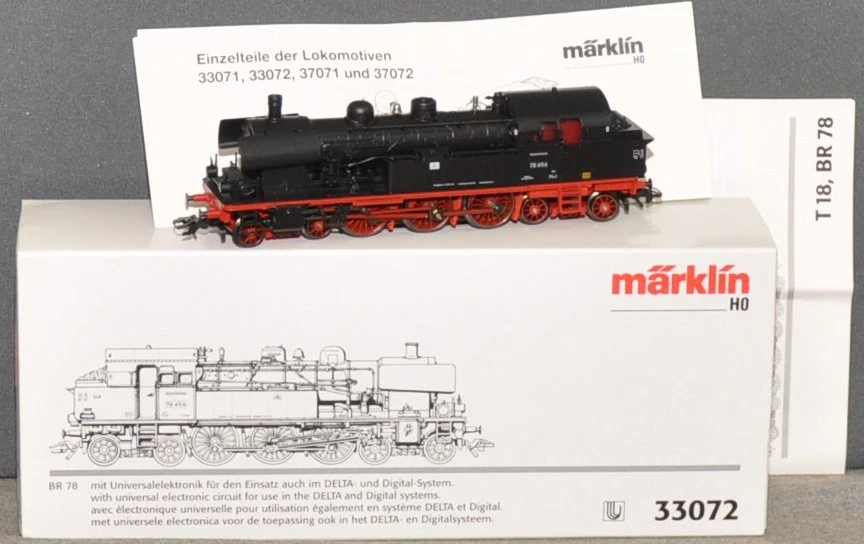 Märklin 33072 Dampflok  BR 78 494  DR  Delta/Digital  fabrikneu  OVP  H0 - Bild 1 von 1