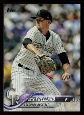 Kyle Freeland 2018 Topps #586 Colorado Rockies Baseball Card - Image 1 of 2