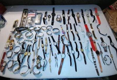 Lote 73 RELOJES VINTAGE (TLC) Geneva, Pulsar, Elgin, Berger, Seiko, Timex, Gucci Foto 1 de 4