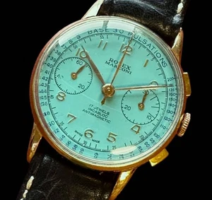 Marconi Chronograph 1930s Manual Wind 34mm GP Watch Overhauled JP - Picture 1 of 9