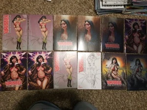 Vampirella Dark Reflections 2 Cover Variant Lot 12 Comics Incentive Foil F N O + - Picture 1 of 23