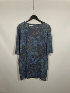 LAURA ASHLEY Dress - Size UK16 - Navy/Brown - Great Condition - Women’s - Picture 1 of 3
